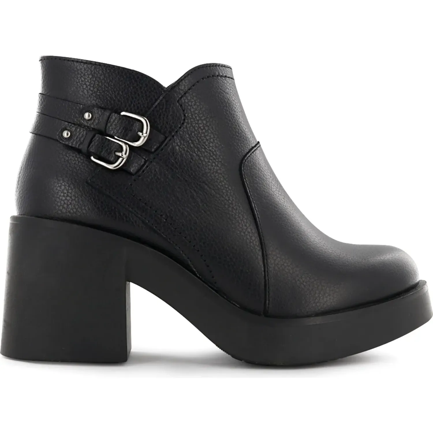 Botin Ecco Casual Mujer Oletta07 color negro | Platanitos
