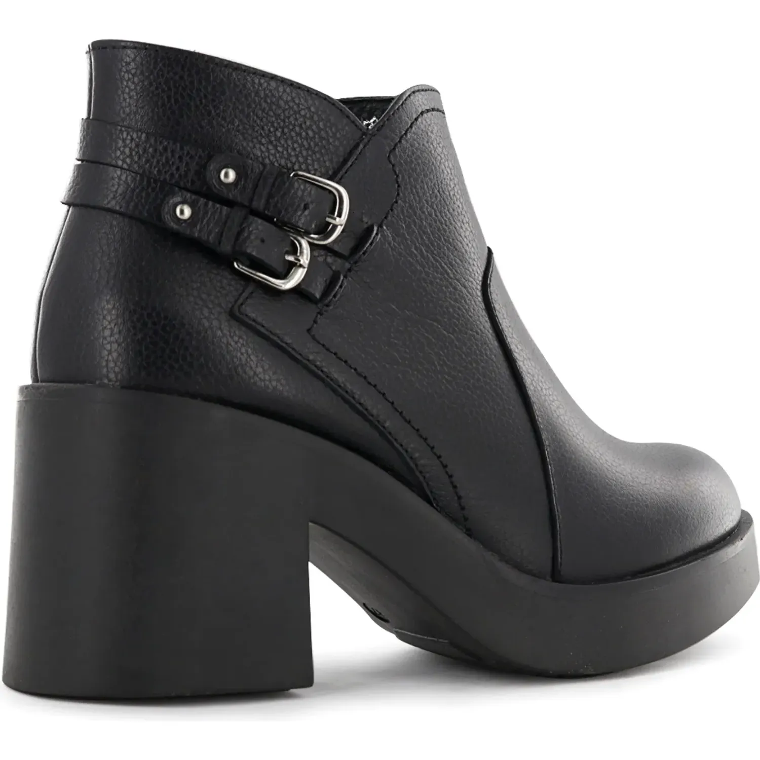 Botin Ecco Casual Mujer Oletta07 color negro | Platanitos