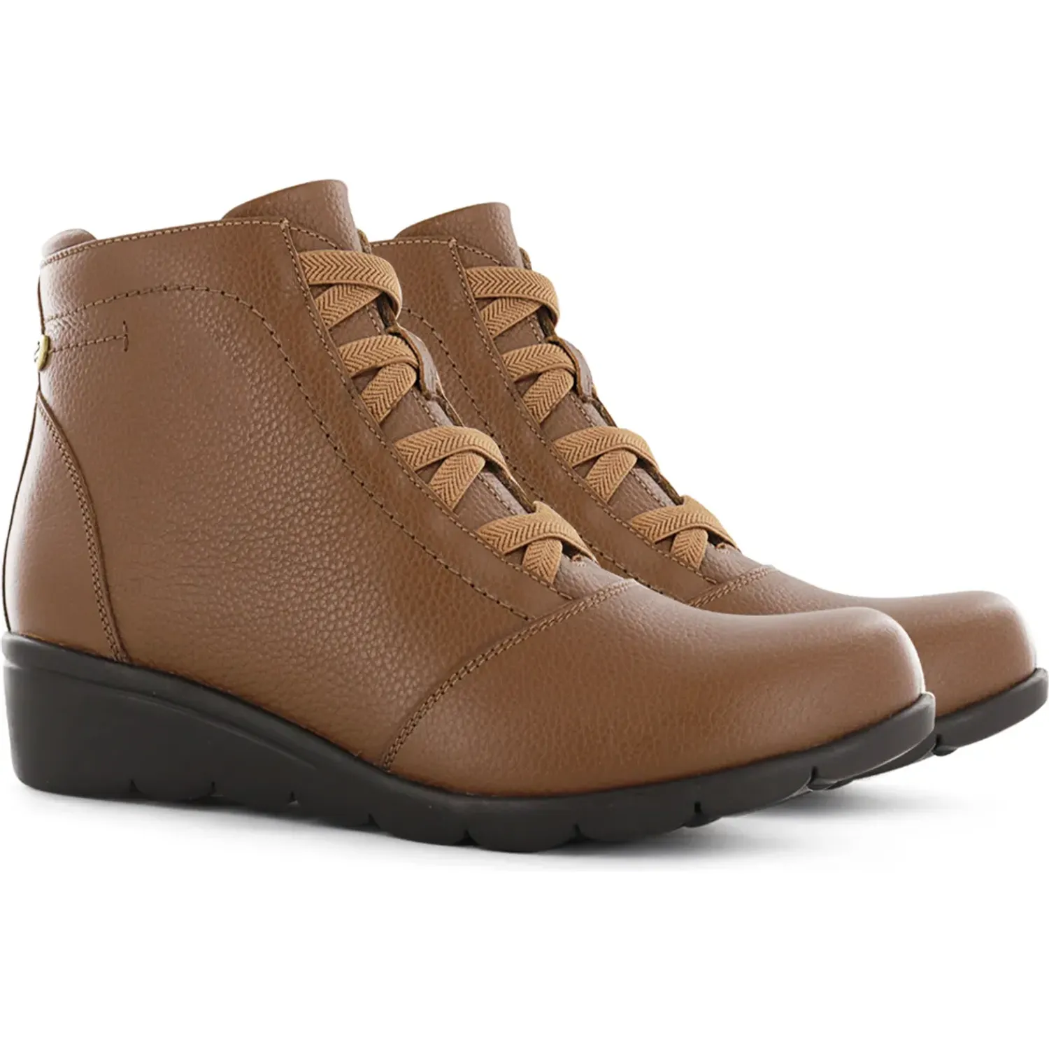 Botin Ecco Mujer Flexxi21 color tostado | Platanitos