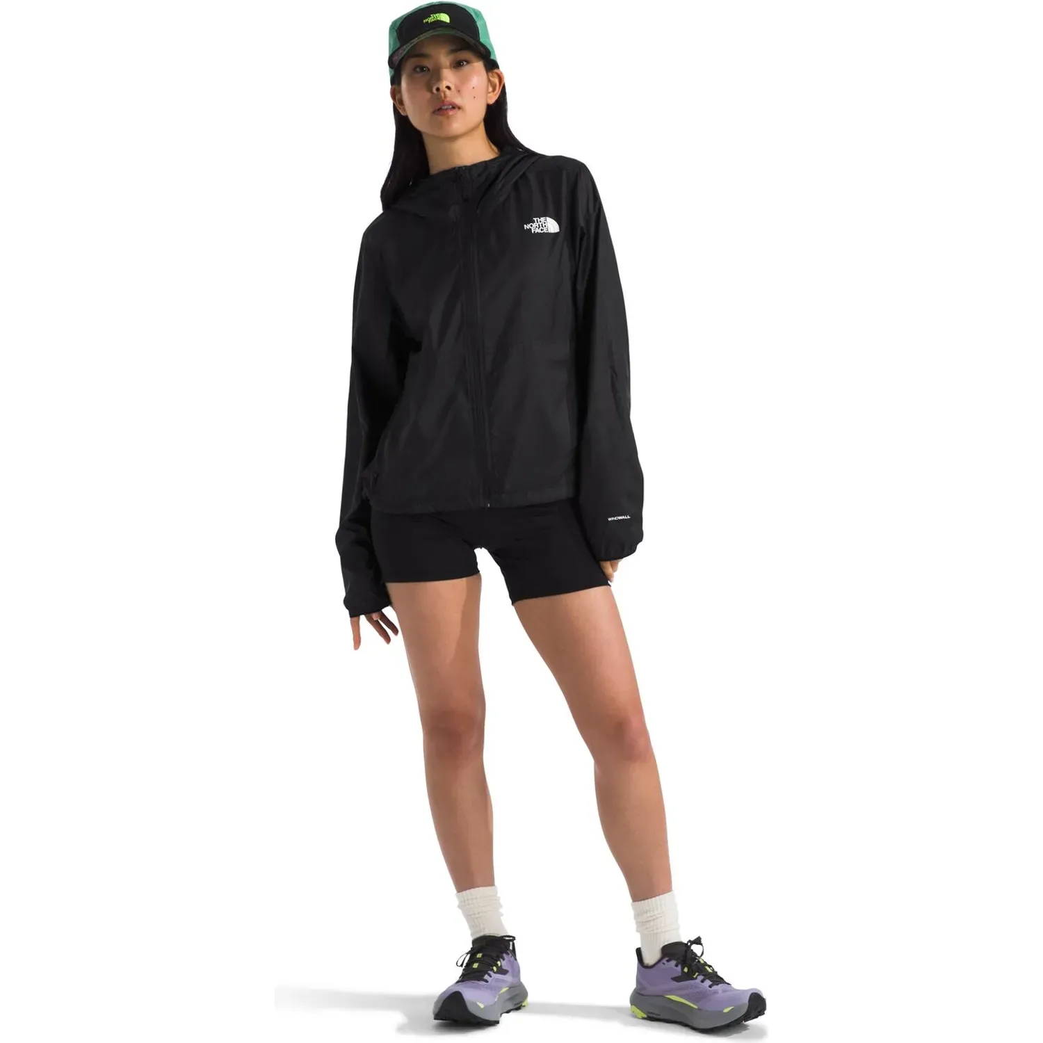 The North Face Casaca The North Face Cortavientos Mujer W Tnf Cyclone Wind Jacket color negro | Platanitos