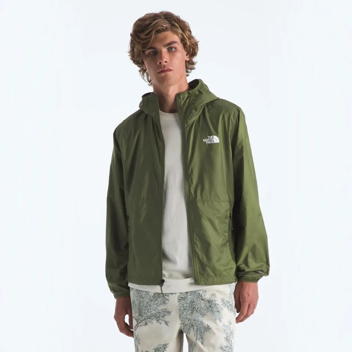 The North Face Casaca The North Face Cortavientos Hombre M Tnf Cyclone Wind Jacket color verde | Platanitos