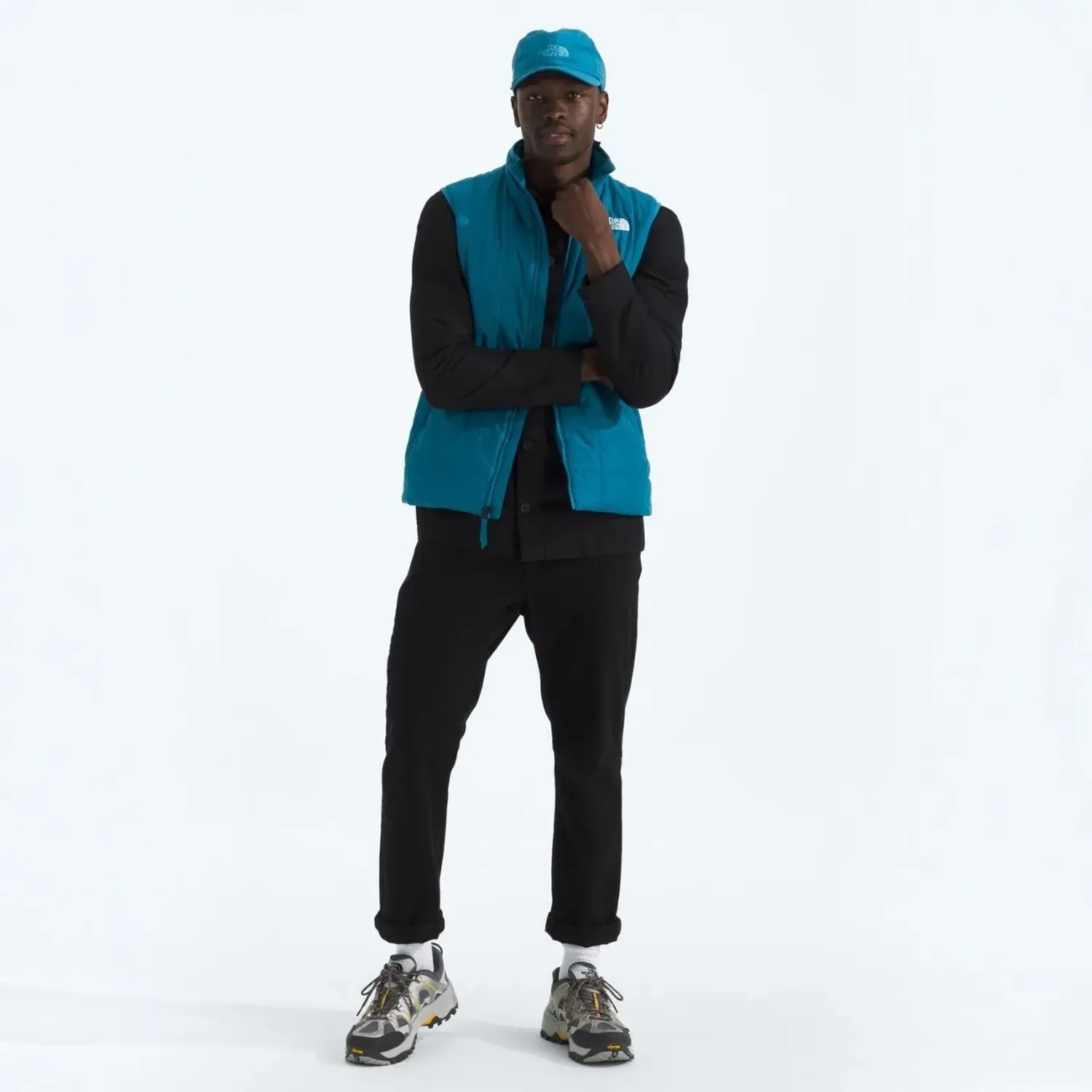 The North Face Chaleco The North Face Hombre M Junction Insulated Vest color azul | Platanitos