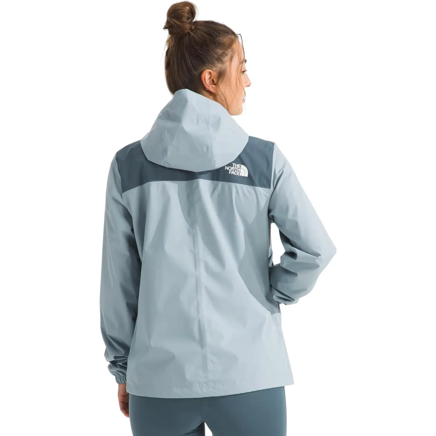 Casaca The North Face Impermeable Mujer W Antora Rain Jacket color celeste | Platanitos