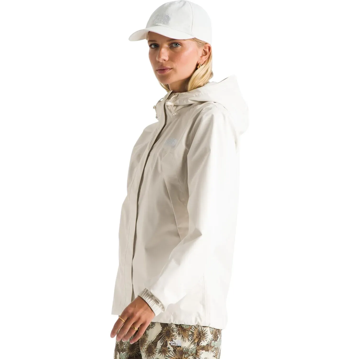 Casaca The North Face Impermeable Mujer W Antora Rain Jacket color blanco | Platanitos