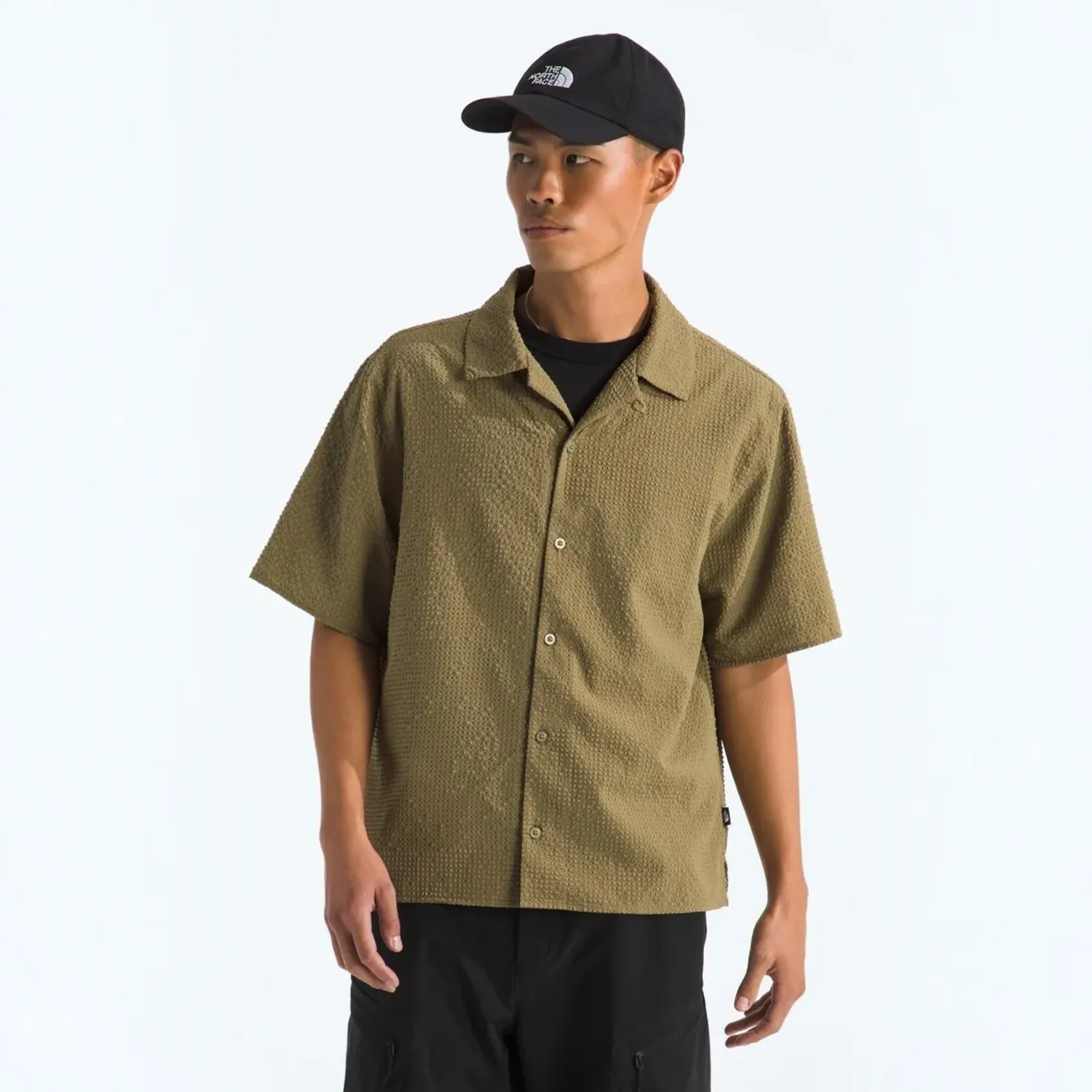Camisa The North Face Casual Hombre M Pacific City Button Down color verde | Platanitos