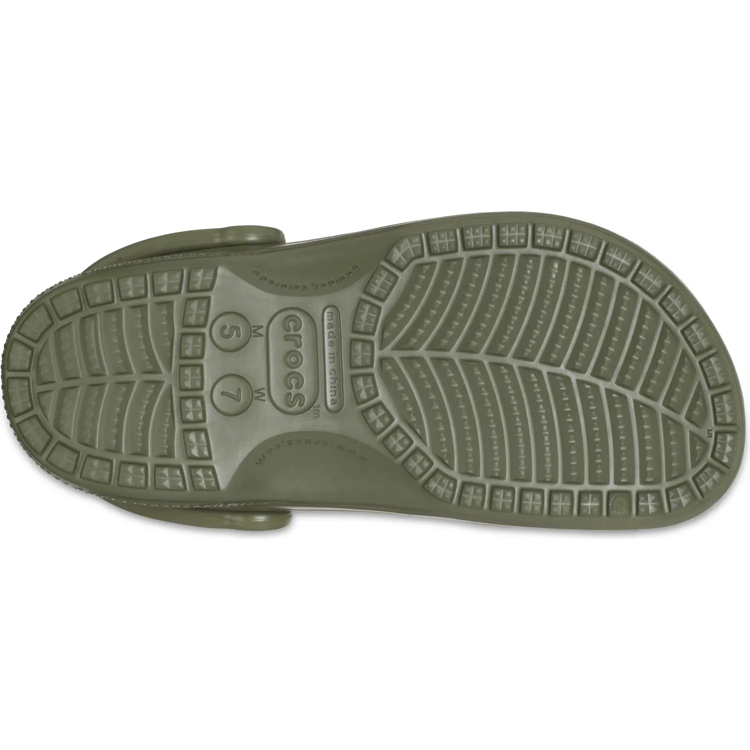 CROCS Zuecos Crocs Unisex Classic Baya Clog color verde | Platanitos
