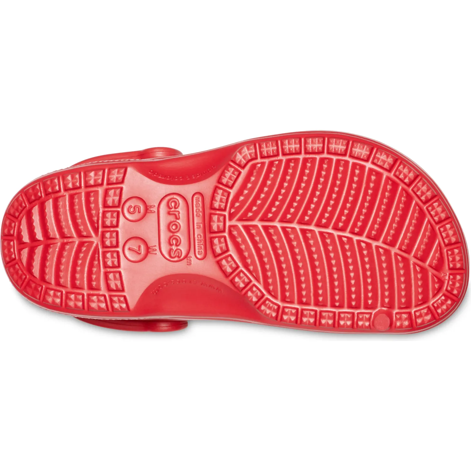 CROCS Zuecos Crocs Unisex Classic Baya Clog color rojo | Platanitos