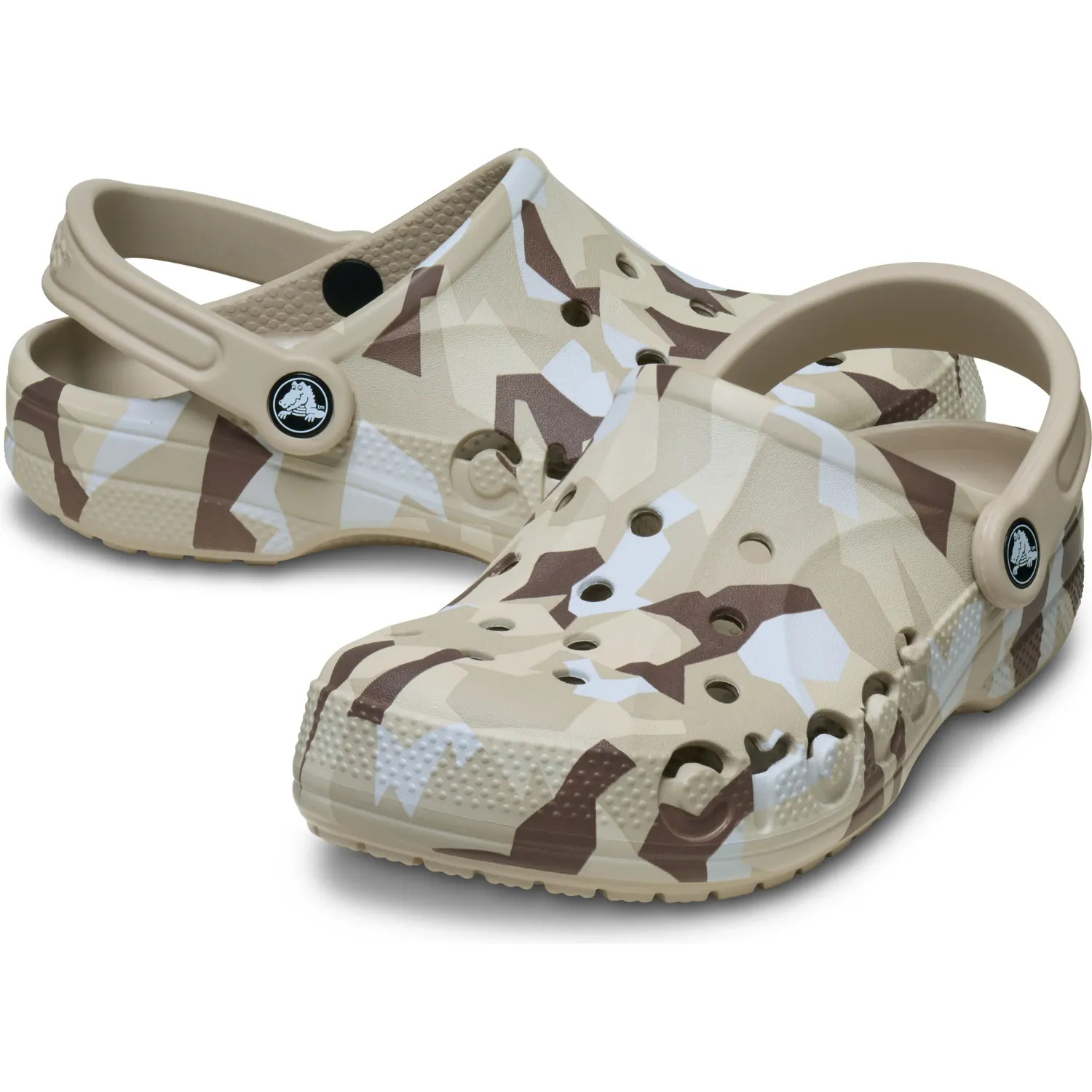 CROCS Zuecos Crocs Unisex Baya Marbled Clog color crema | Platanitos