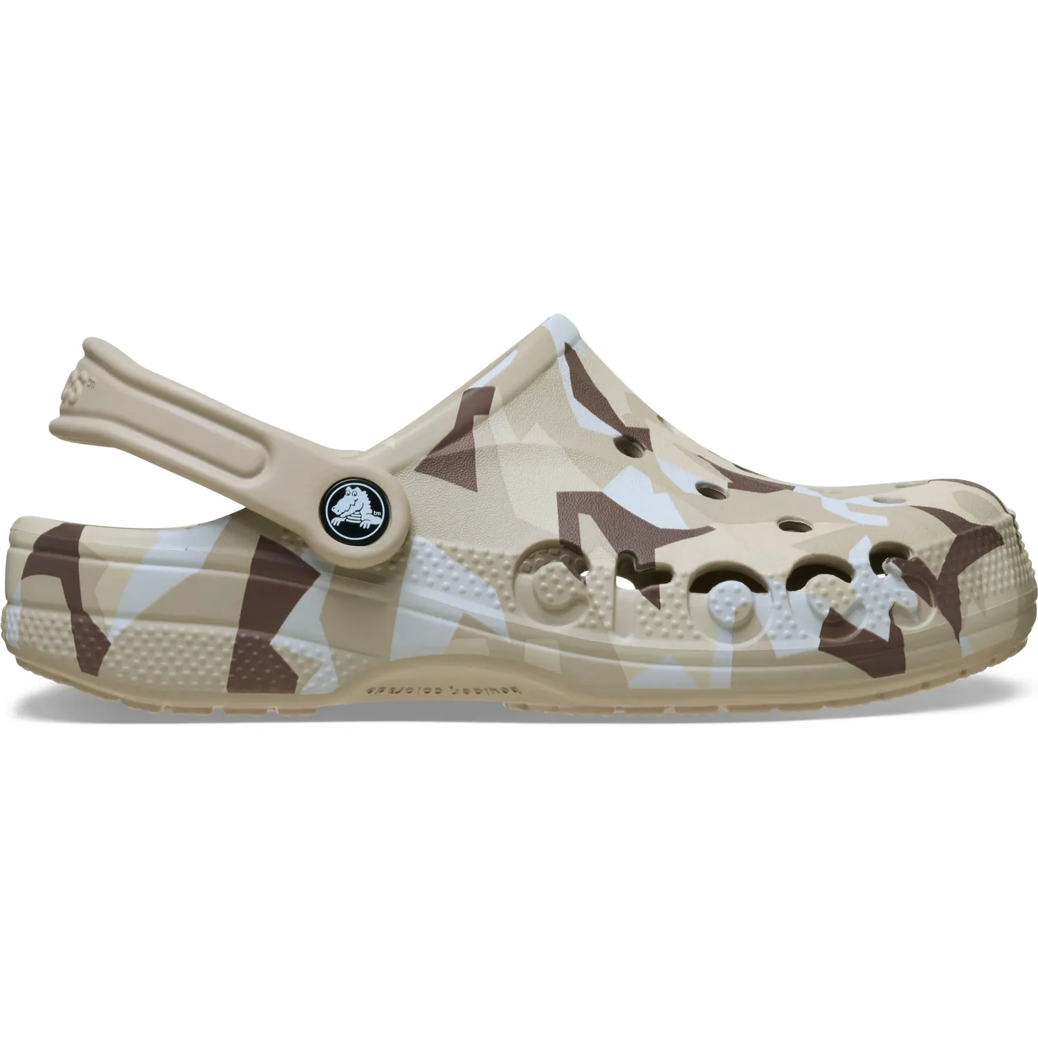 CROCS Zuecos Crocs Unisex Baya Marbled Clog color crema | Platanitos