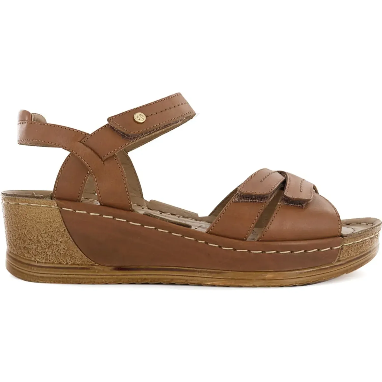 Sandalia Ecco Mujer Bibi25 color toffee | Platanitos