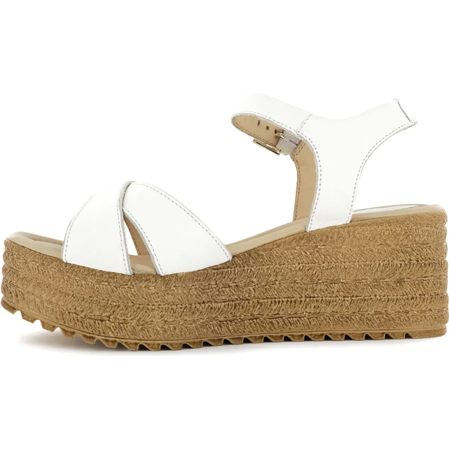 Sandalia Ecco Mujer Mircela03 color blanco | Platanitos