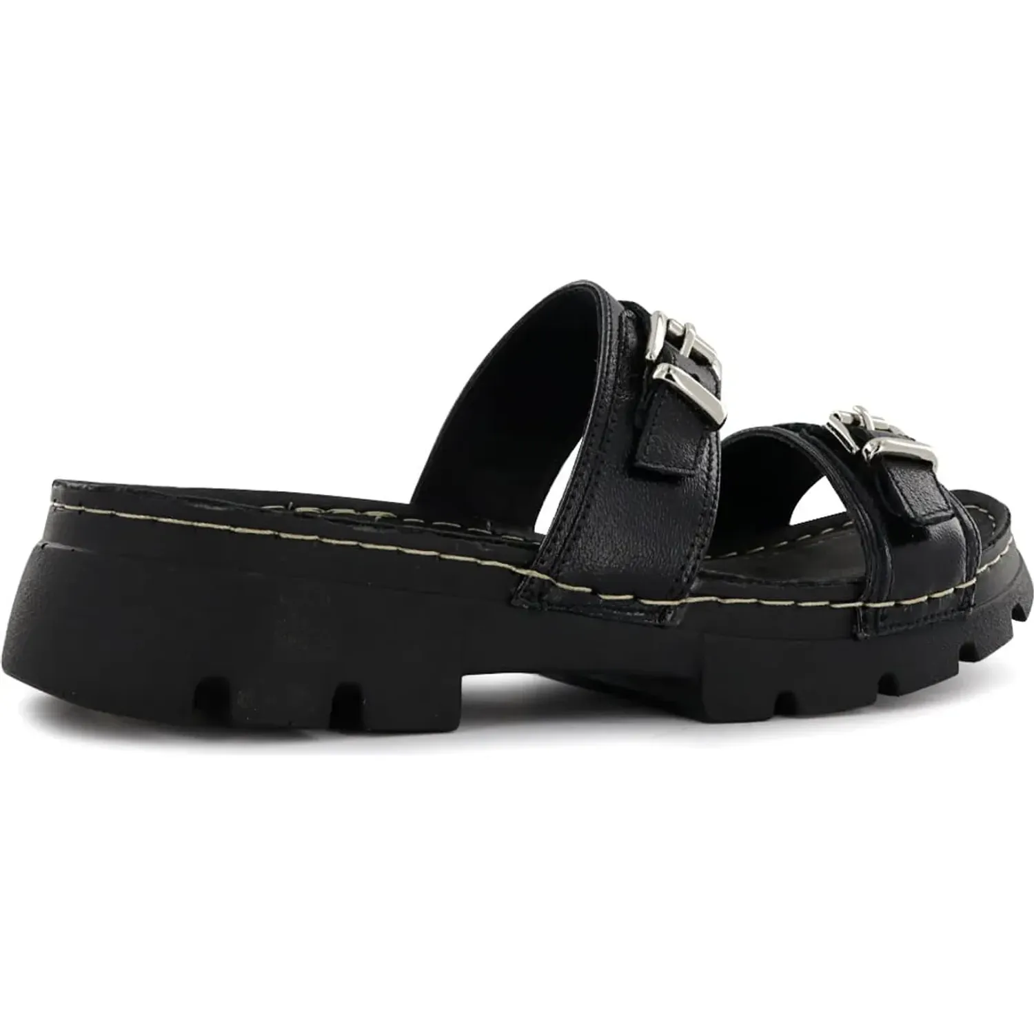 Sandalia Ecco Confort Mujer Nakia03 color negro | Platanitos
