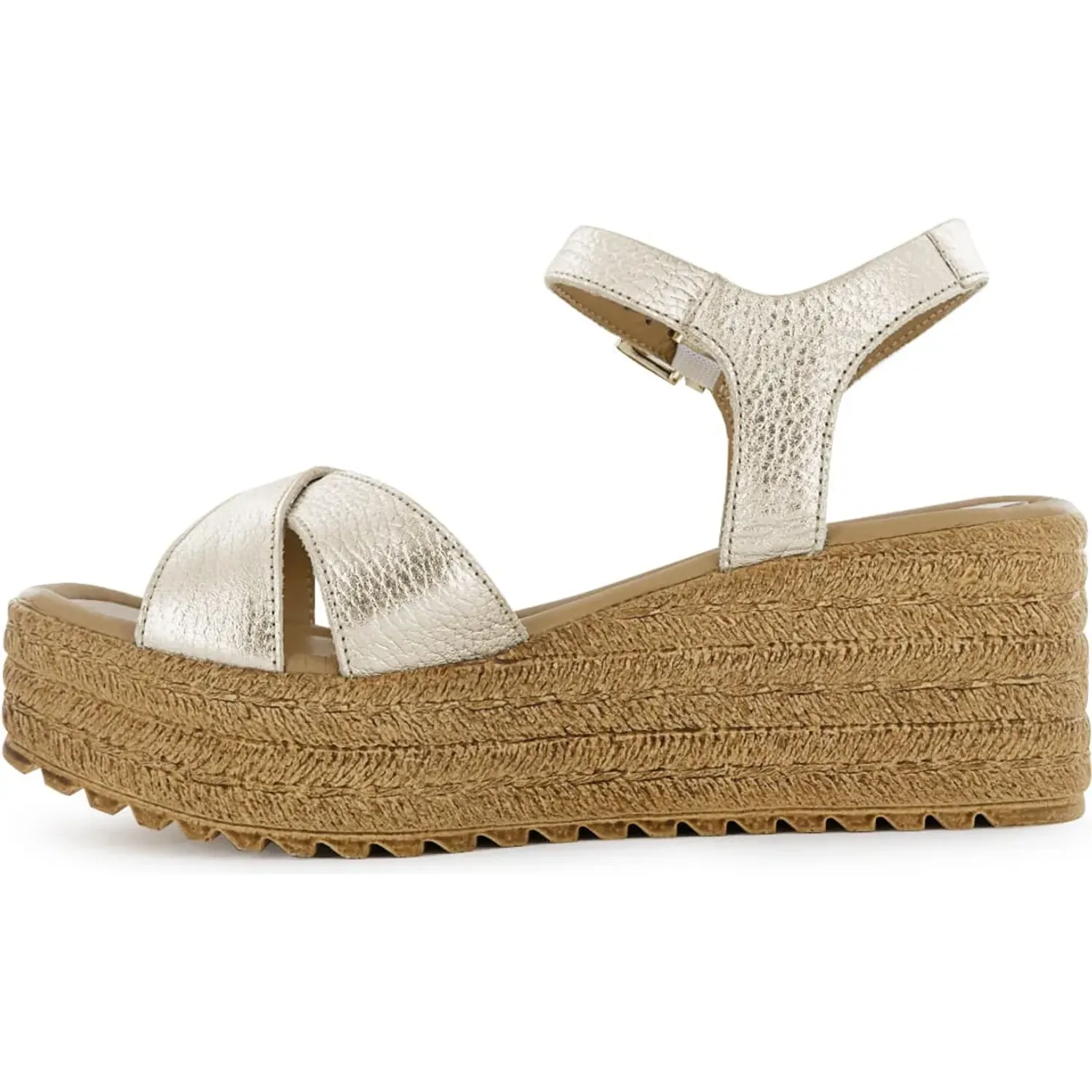 Sandalia Ecco Casual Mujer Mircela03 color oro | Platanitos