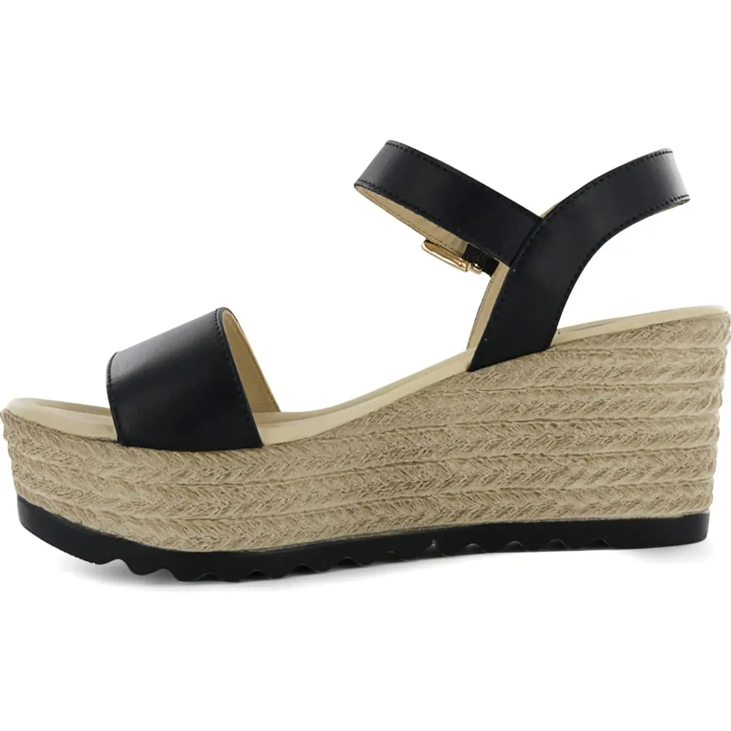 Sandalia Ecco Casual Mujer Tifa04 color negro | Platanitos