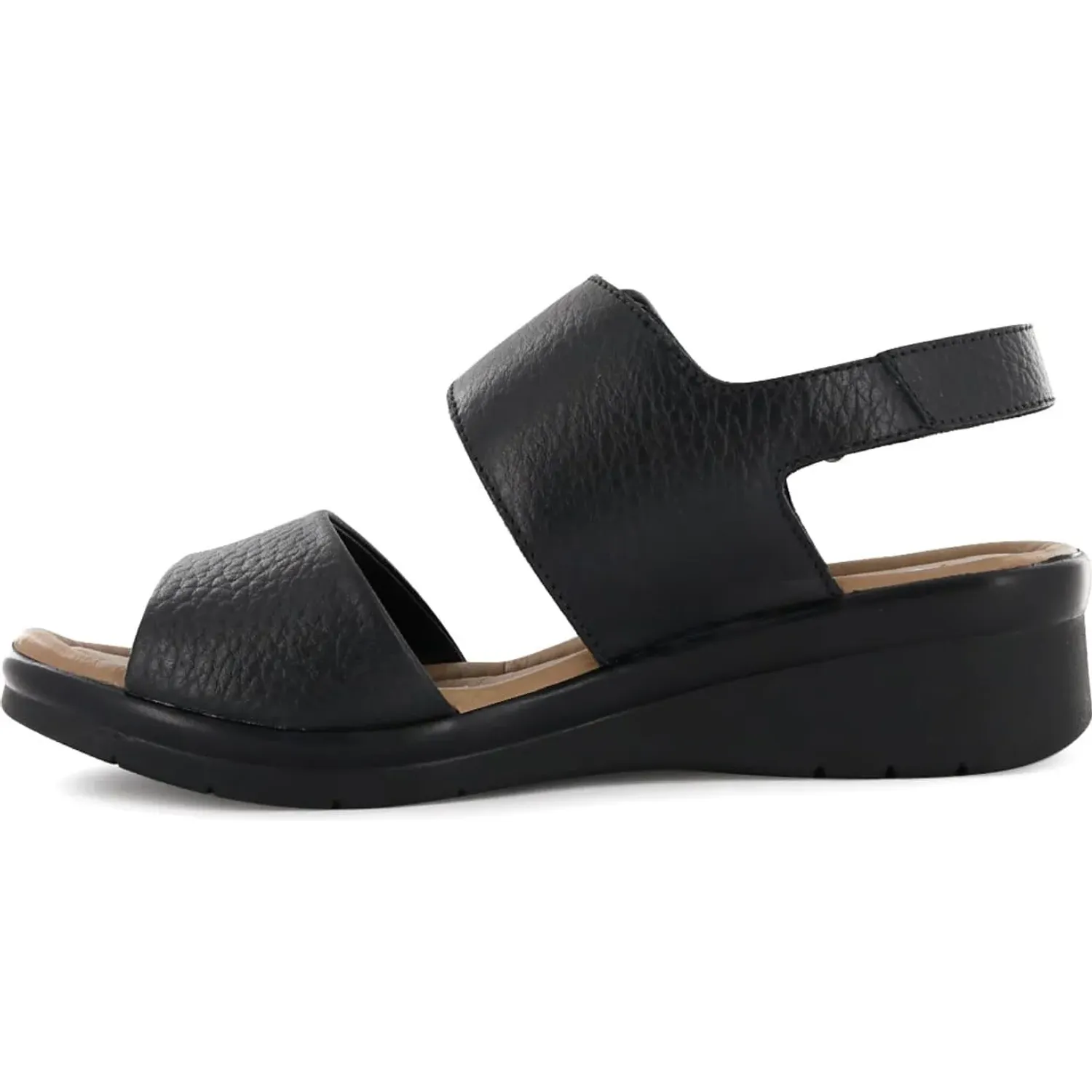 Sandalia Ecco Confort Mujer Jeanette20 color negro | Platanitos