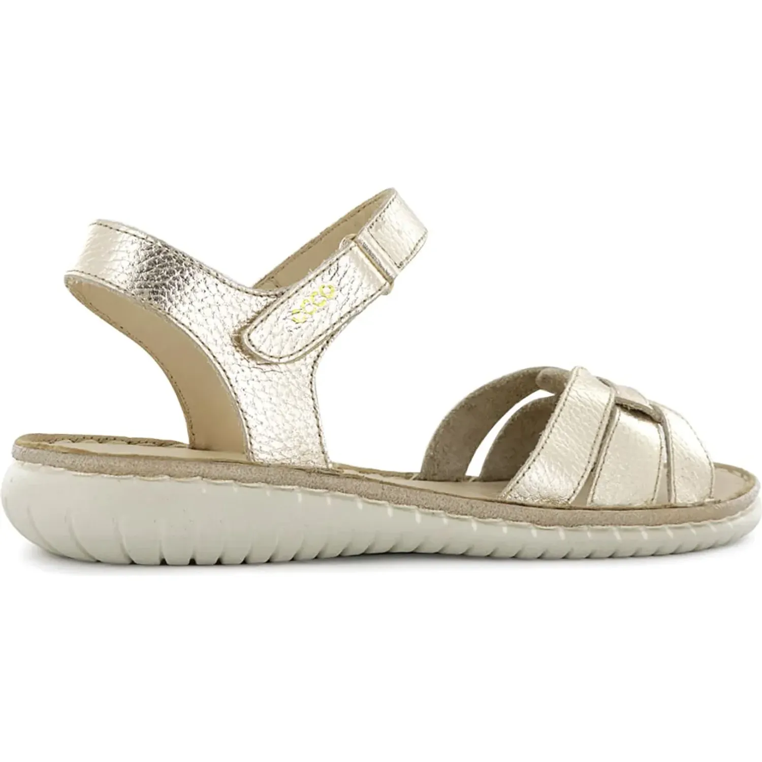 Sandalia Ecco Confort Mujer Pipa02 color oro | Platanitos