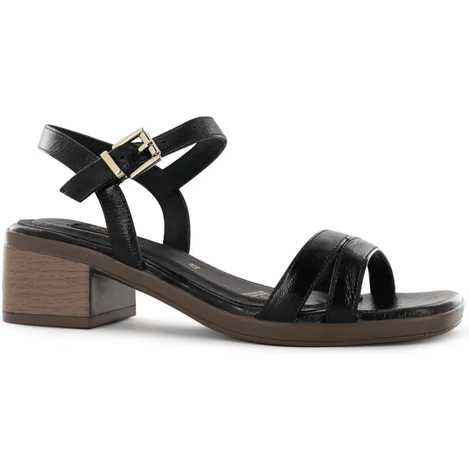Sandalia Ecco Casual Mujer Galinda01 color negro | Platanitos
