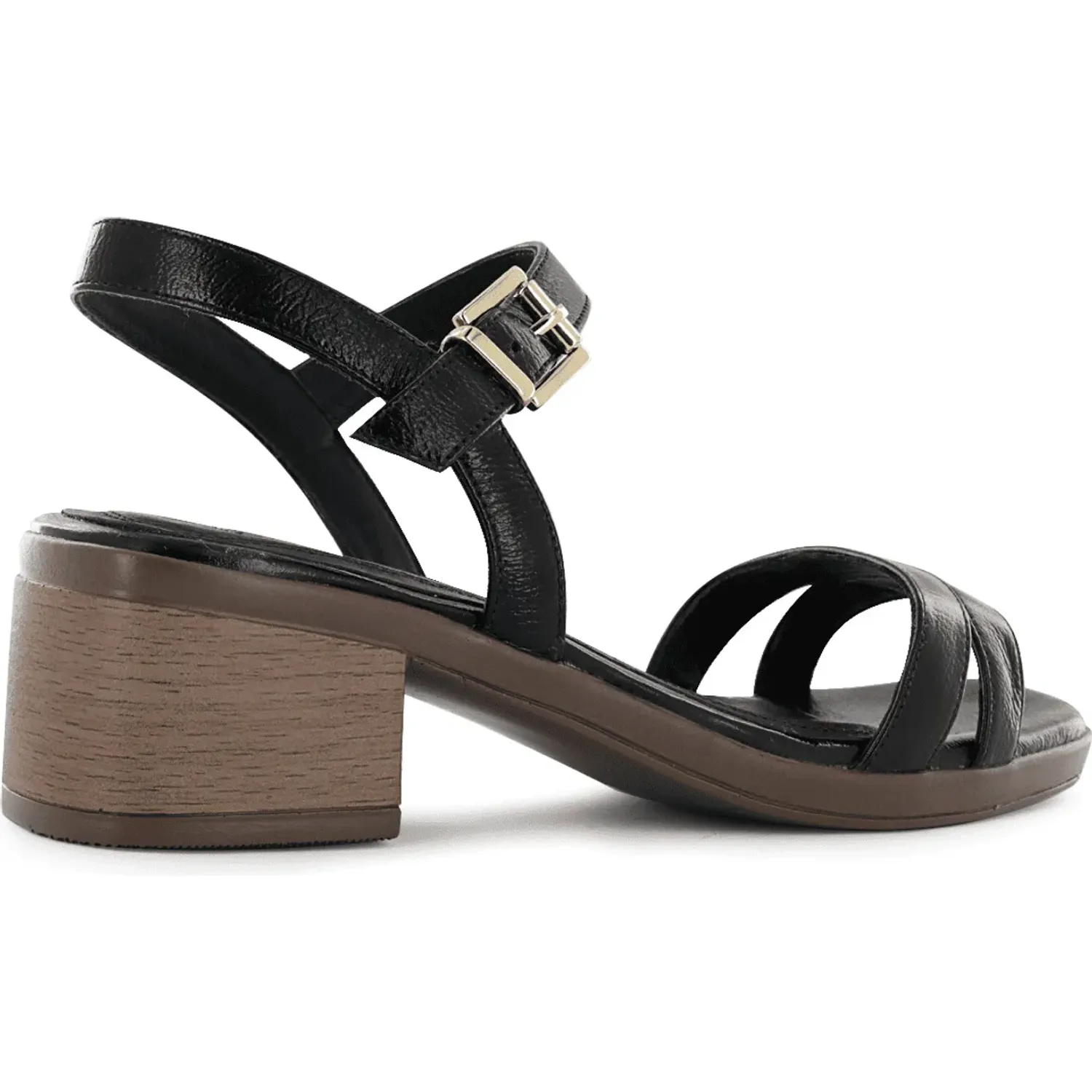 Sandalia Ecco Casual Mujer Galinda01 color negro | Platanitos