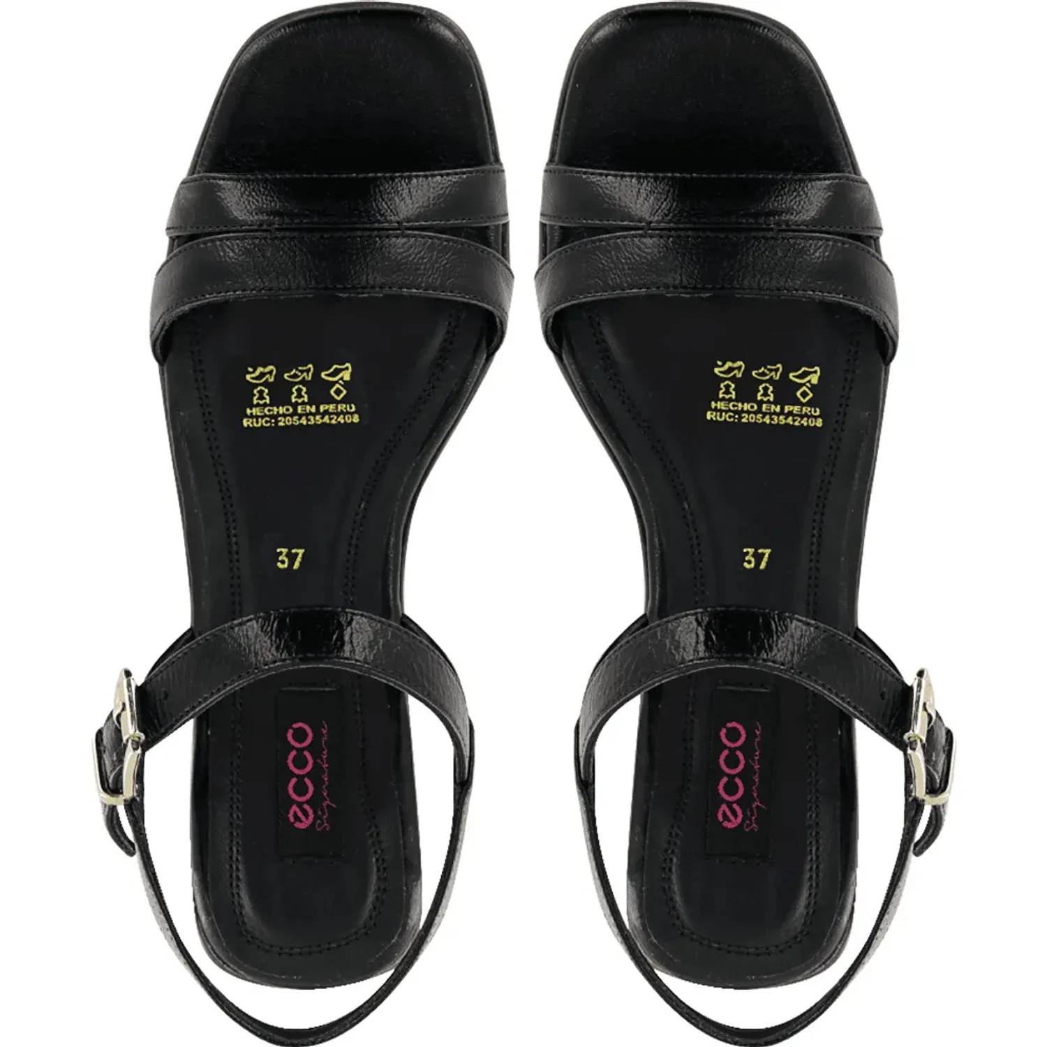 Sandalia Ecco Casual Mujer Galinda01 color negro | Platanitos