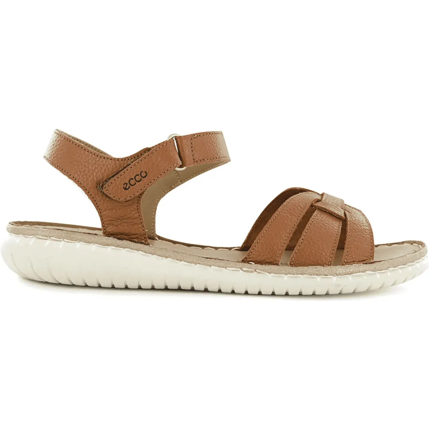 Sandalia Ecco Confort Mujer Pipa02 color toffee | Platanitos