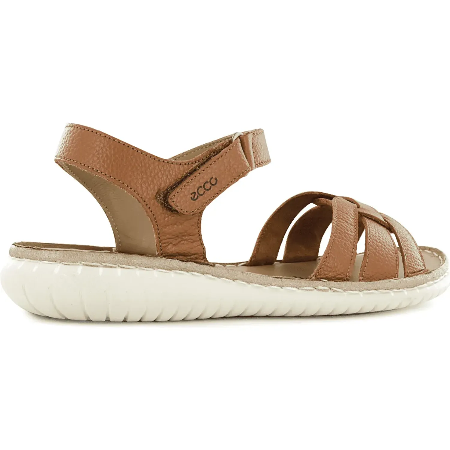 Sandalia Ecco Confort Mujer Pipa02 color toffee | Platanitos