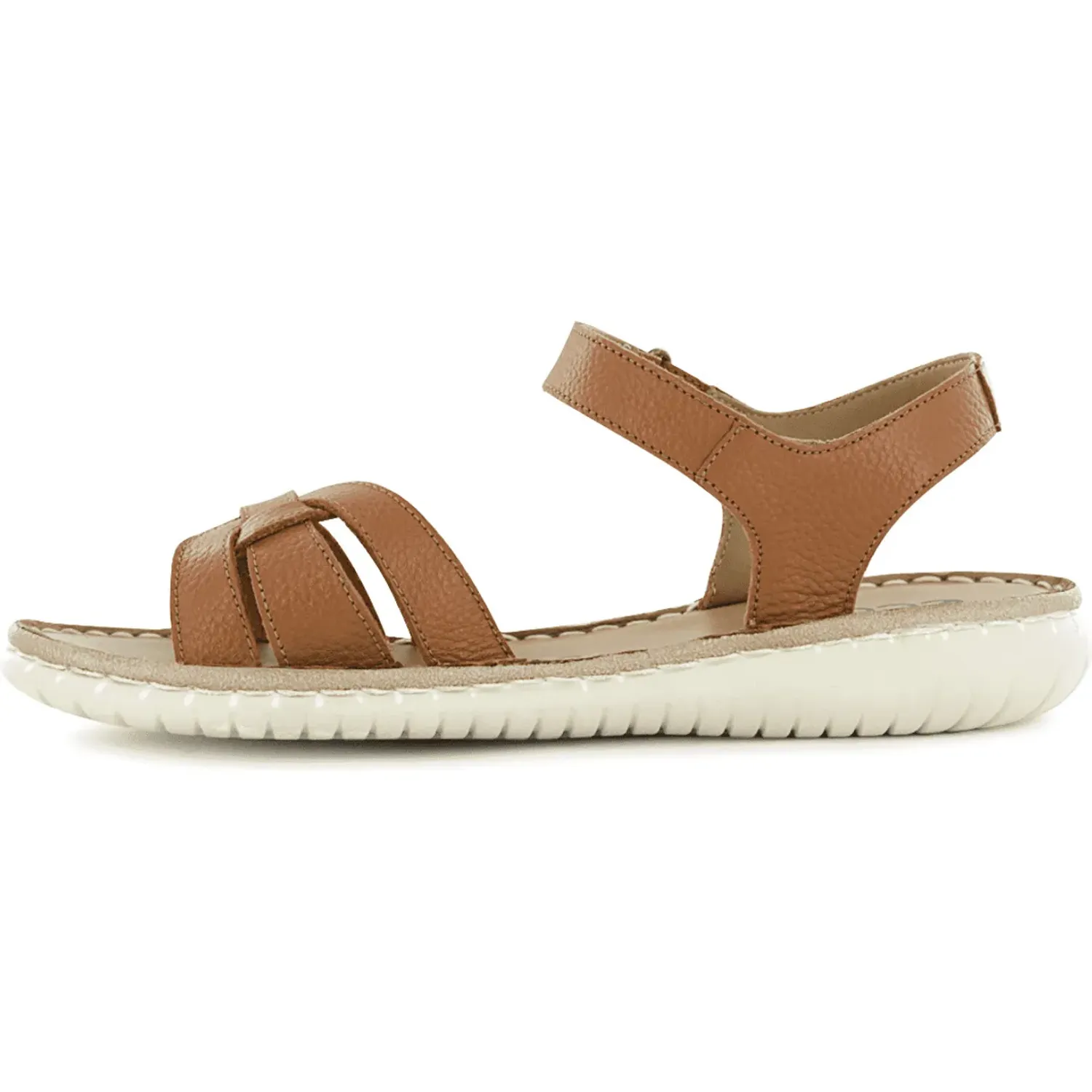 Sandalia Ecco Confort Mujer Pipa02 color toffee | Platanitos