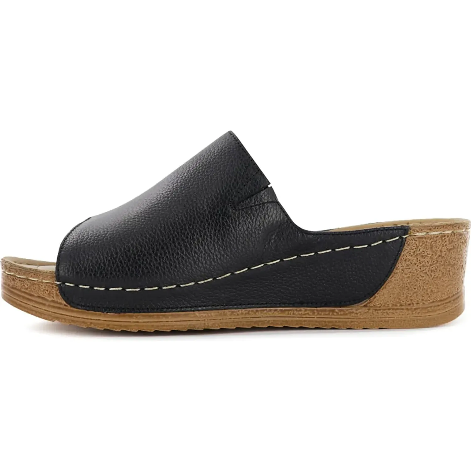 Sandalias Ecco Confort Mujer Bibi24 color negro | Platanitos