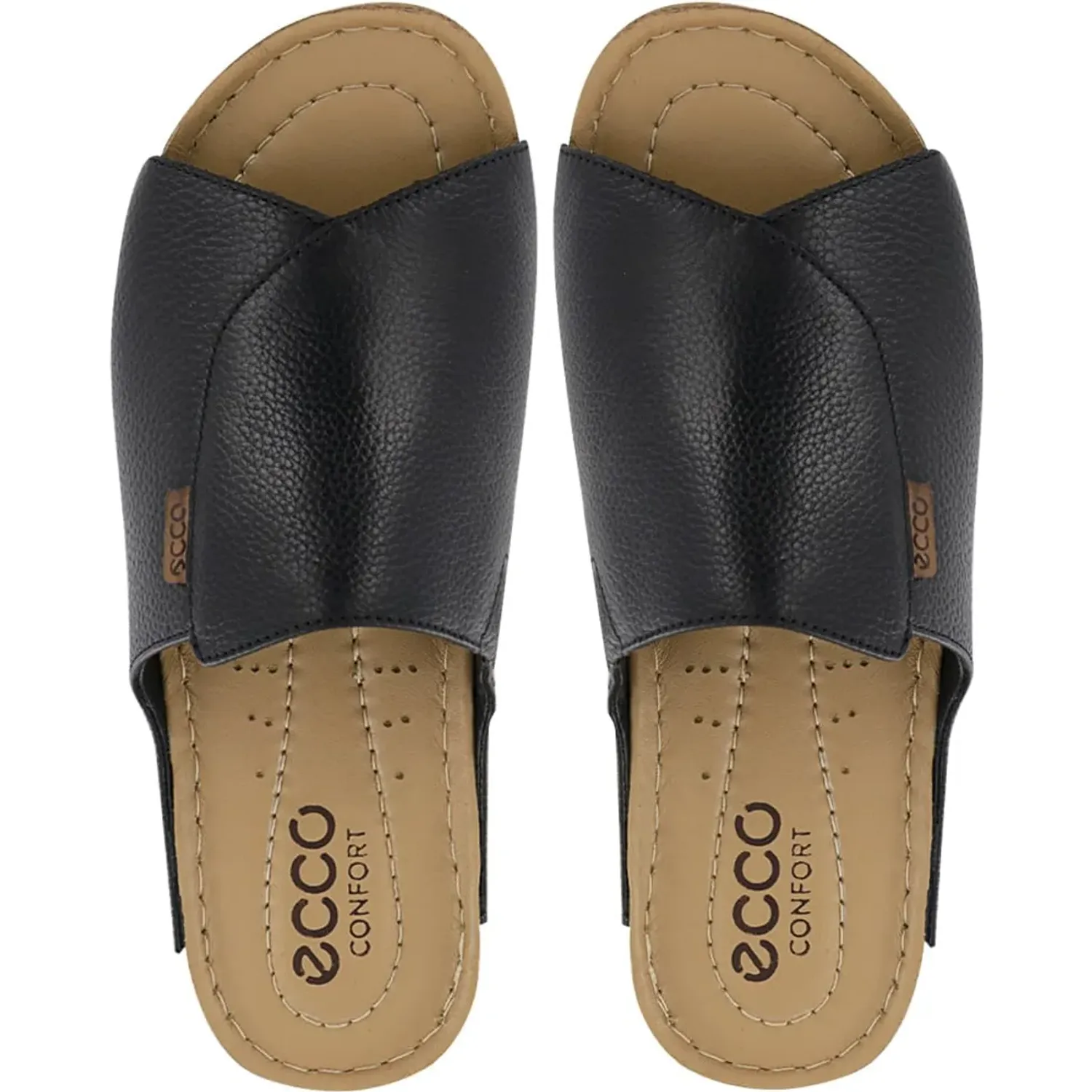 Sandalias Ecco Confort Mujer Bibi24 color negro | Platanitos