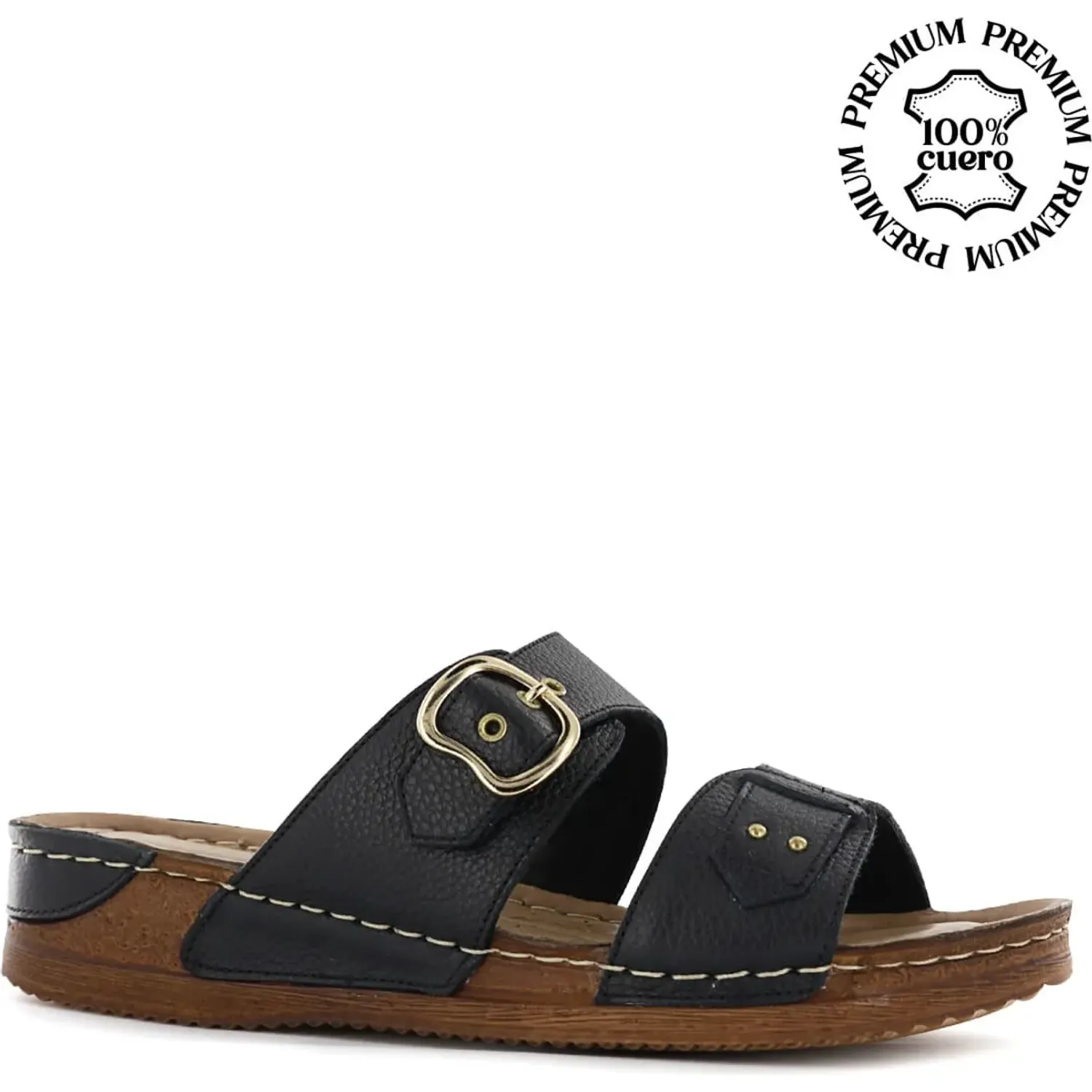 Sandalias Ecco Confort Mujer Patty35 color negro | Platanitos