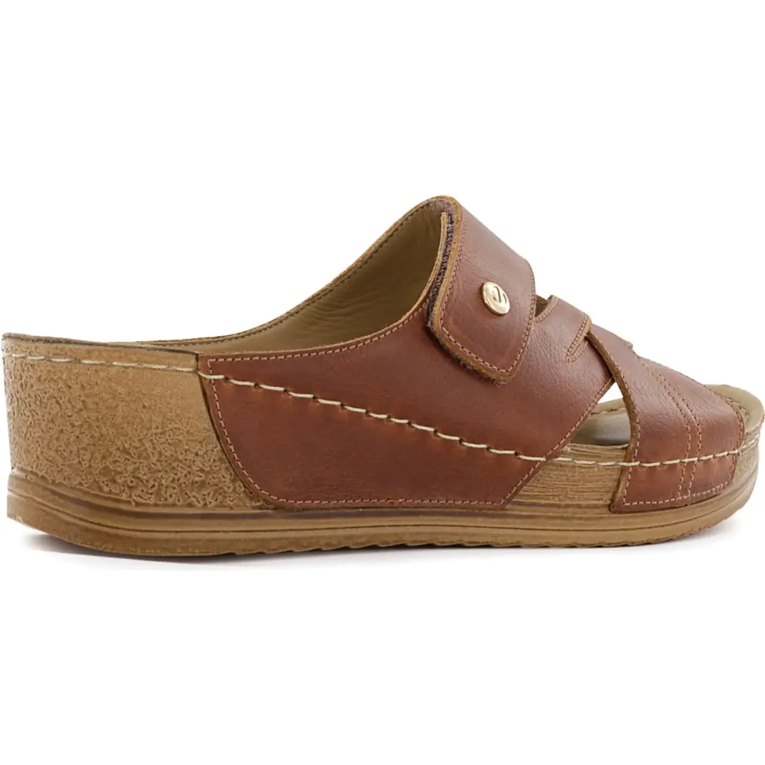 Sandalias Ecco Confort Mujer Bibi23 color cobre | Platanitos