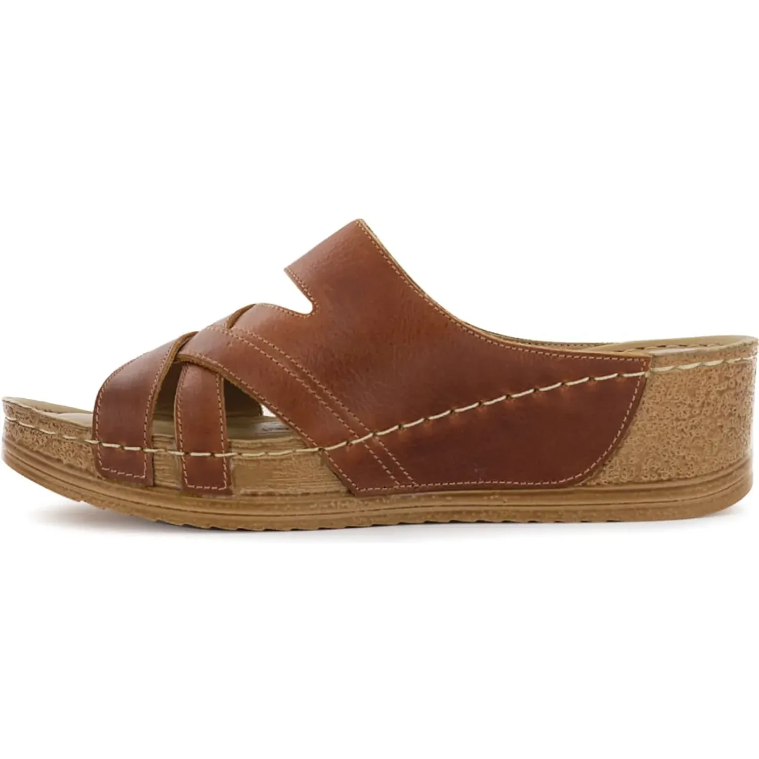 Sandalias Ecco Confort Mujer Bibi23 color cobre | Platanitos