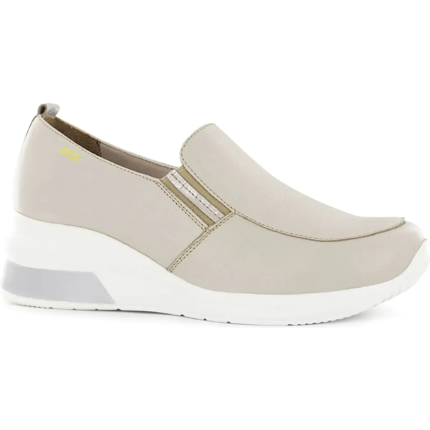 Ecco Zapatos Ecco Slip On Mujer Debra06 color ostra | Platanitos