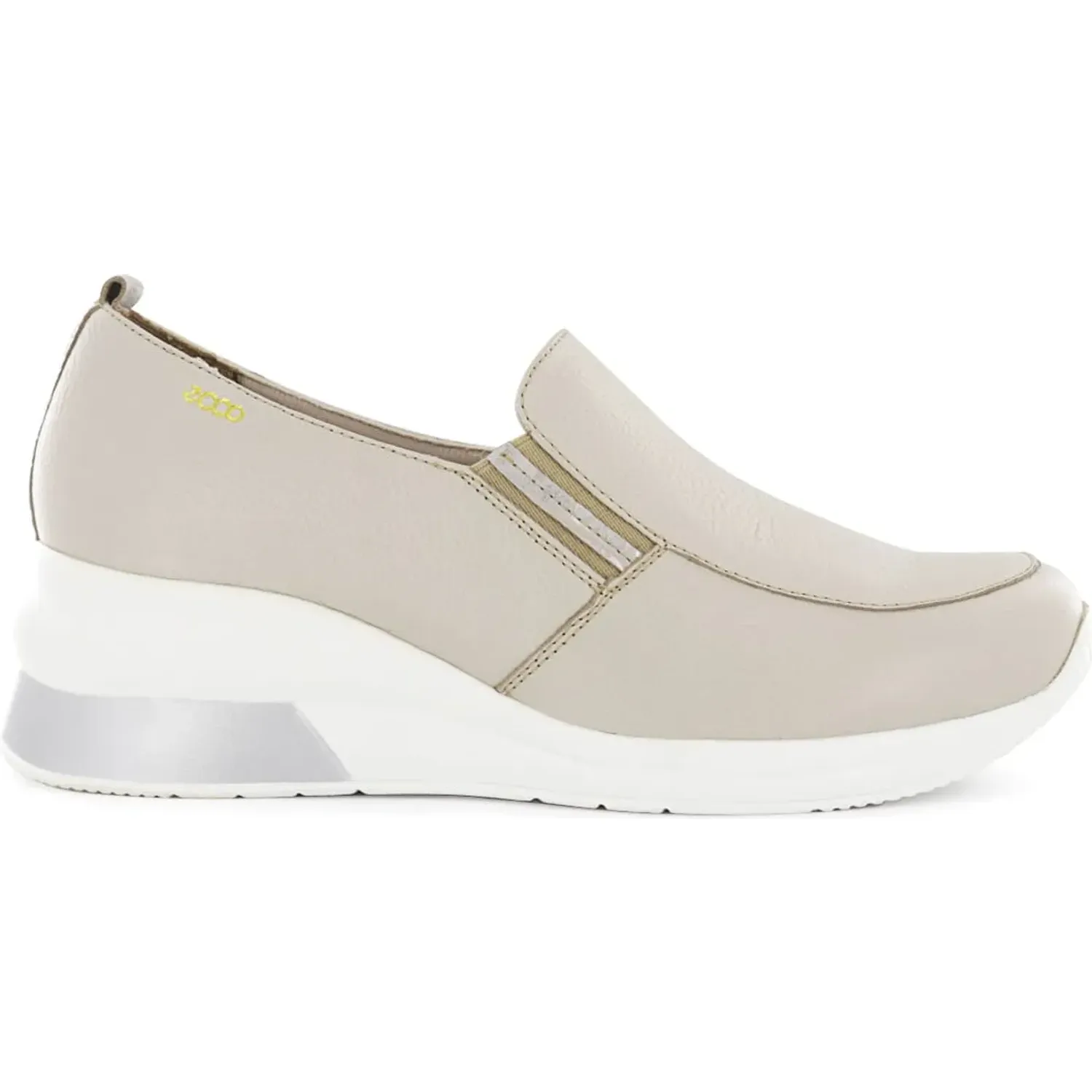 Ecco Zapatos Ecco Slip On Mujer Debra06 color ostra | Platanitos