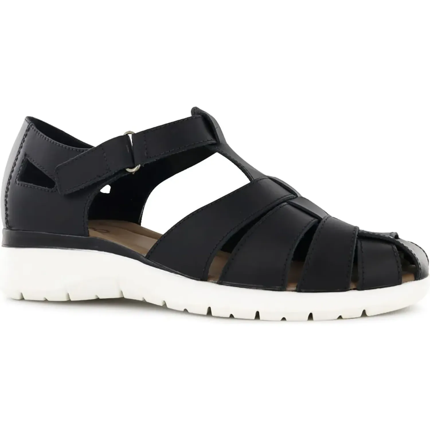 Sandalias Ecco Mujer Astor14 color negro | Platanitos