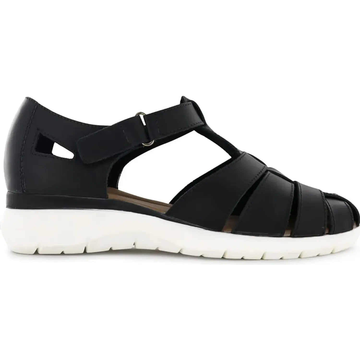 Sandalias Ecco Mujer Astor14 color negro | Platanitos