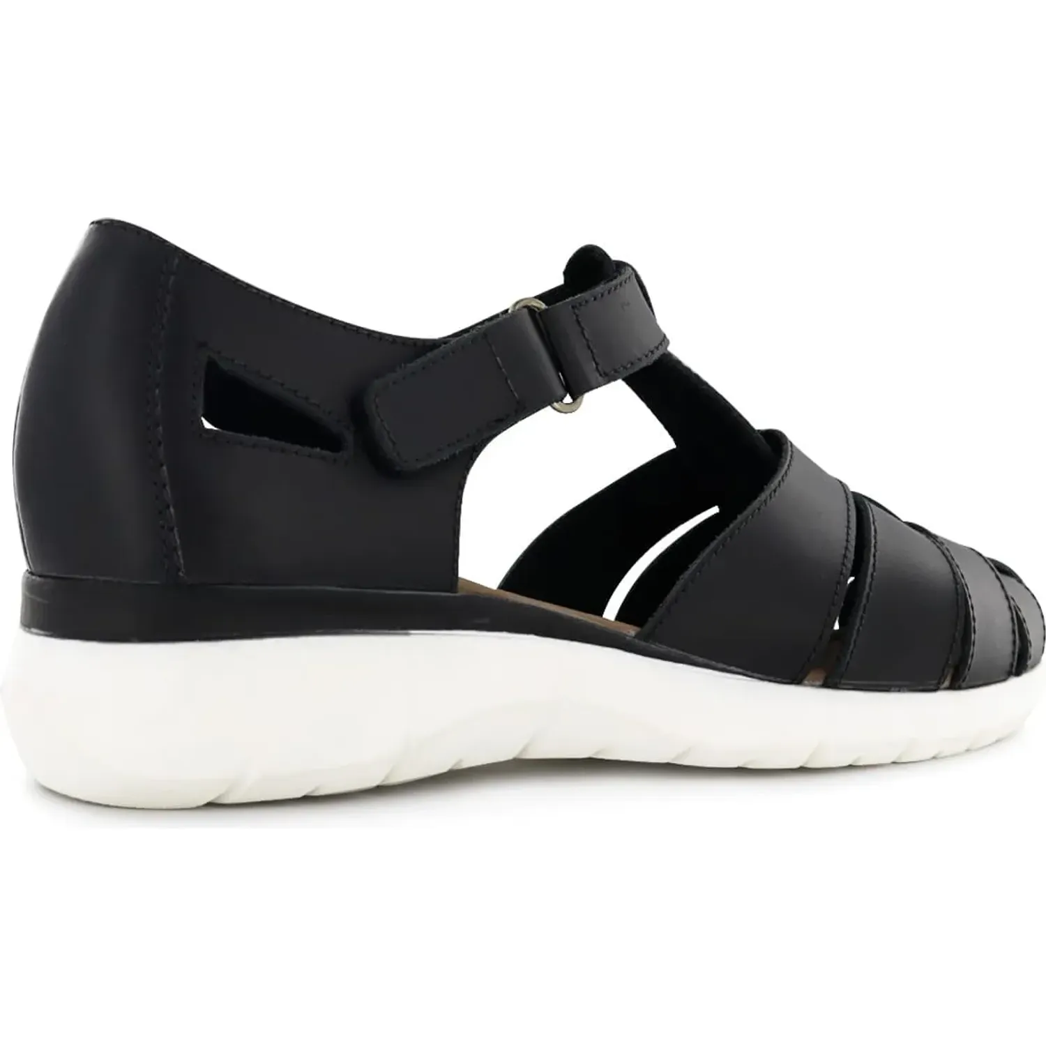 Sandalias Ecco Mujer Astor14 color negro | Platanitos