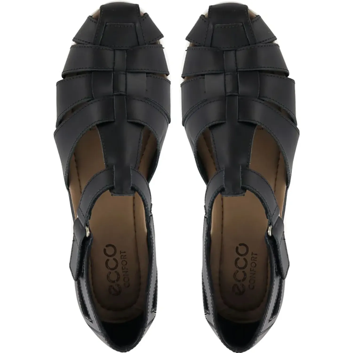 Sandalias Ecco Mujer Astor14 color negro | Platanitos