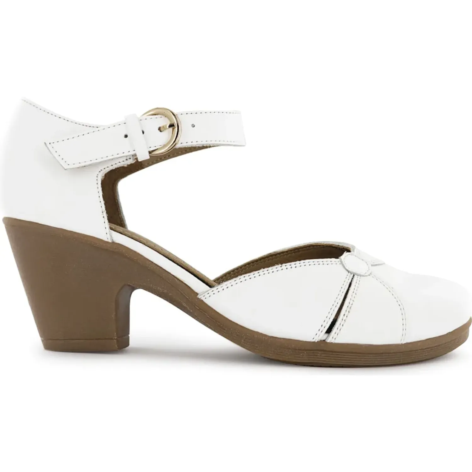 Zapatos Ecco Dorsey Mujer Natalie63 color blanco | Platanitos