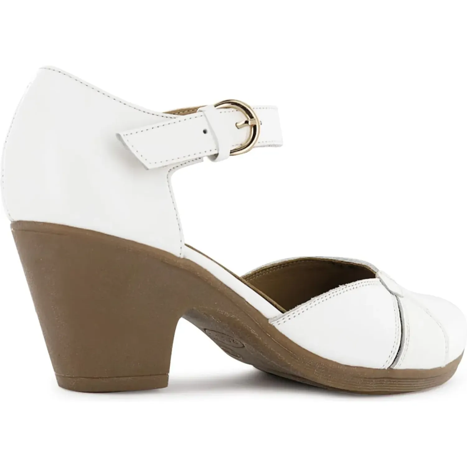 Zapatos Ecco Dorsey Mujer Natalie63 color blanco | Platanitos