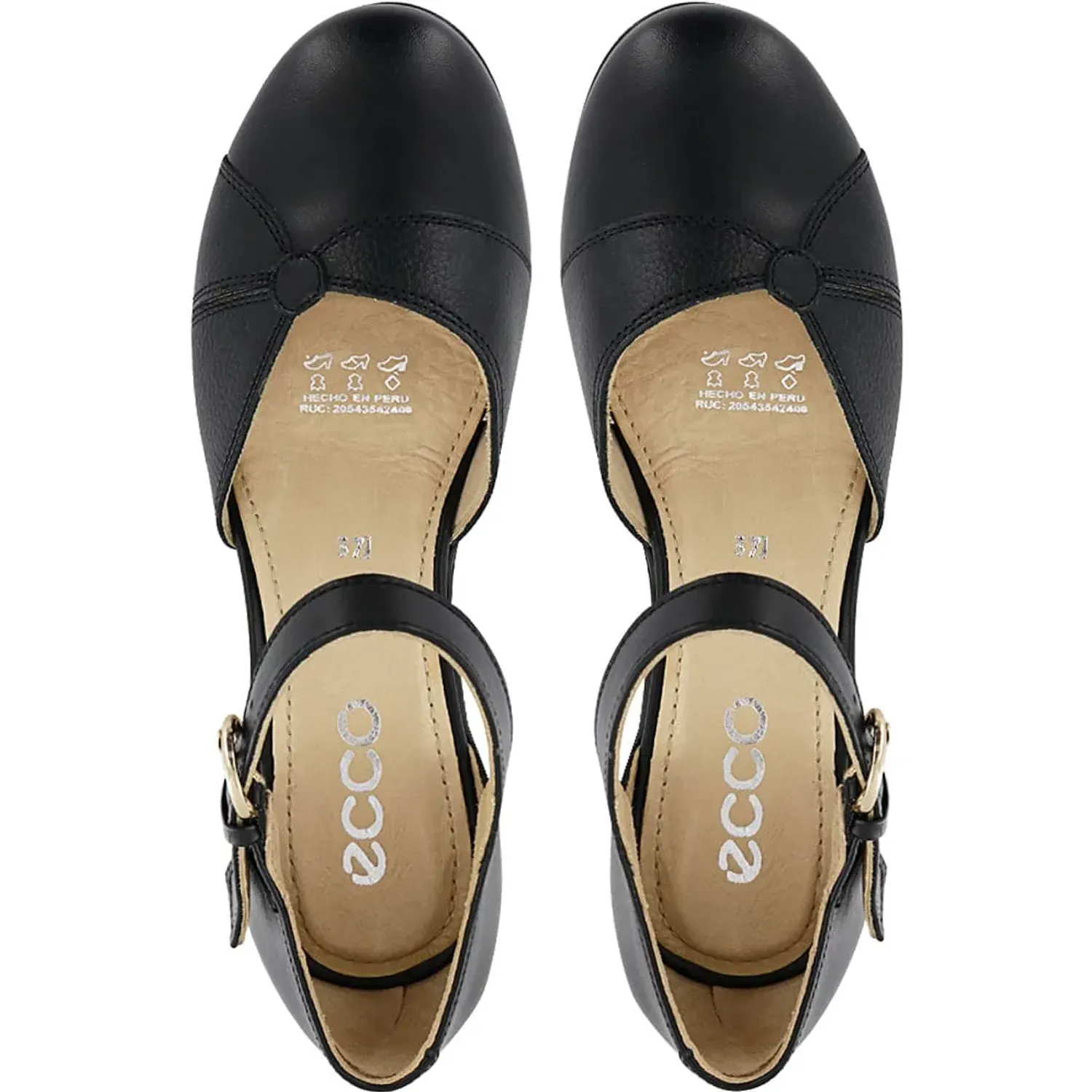Ecco Zapatos Ecco Dorsey Mujer Natalie63 color negro | Platanitos