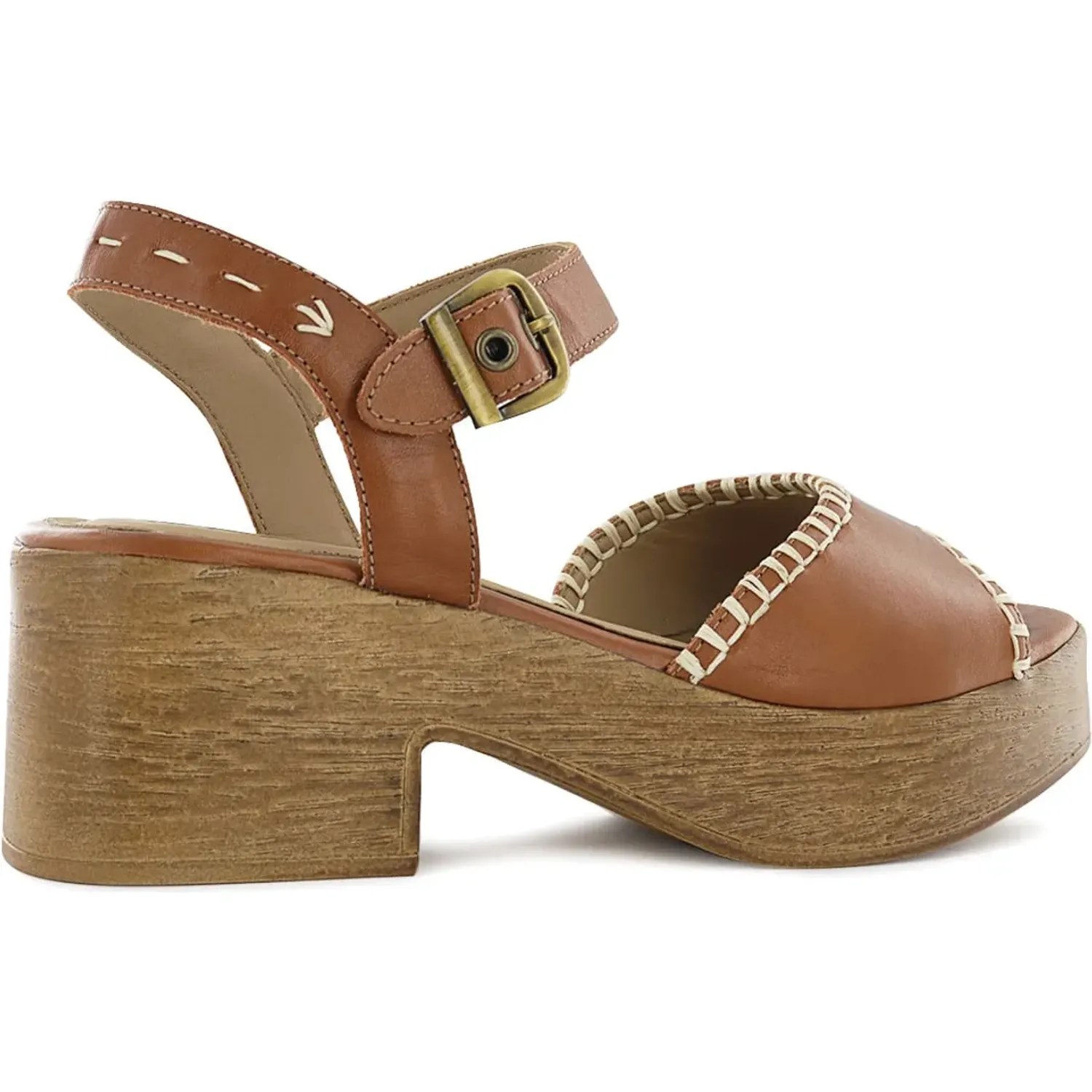 Sandalias Ecco Mujer Dome01 color caramelo | Platanitos