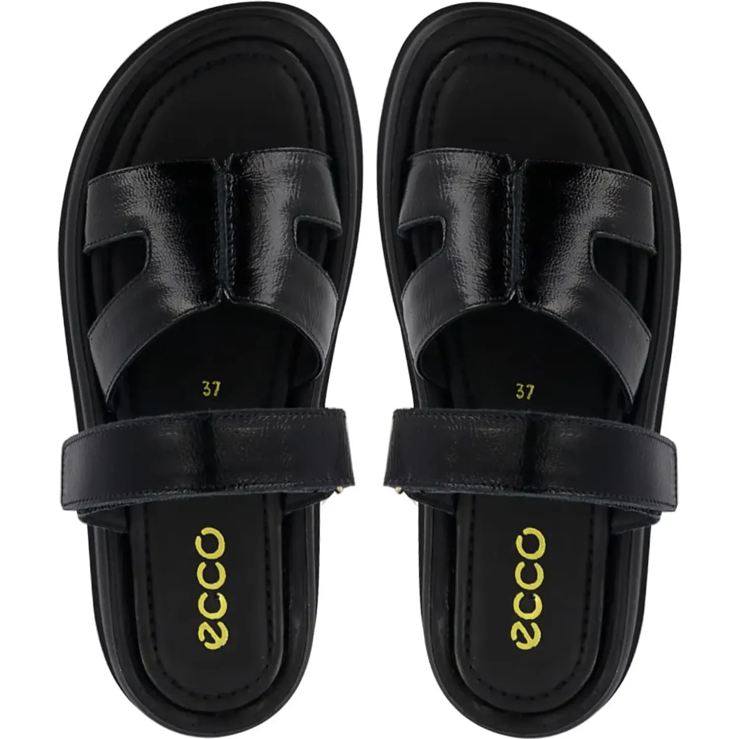 Sandalias Ecco Mujer Beth02 color negro | Platanitos