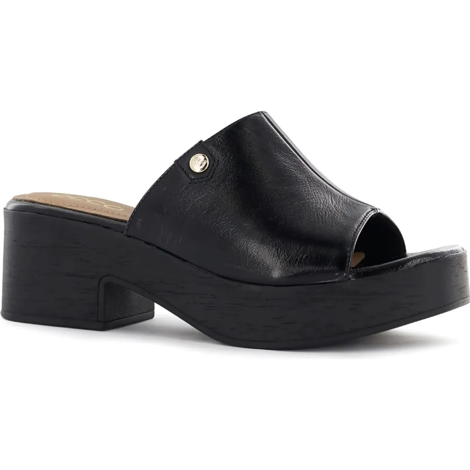 Sandalias Ecco Mujer Dome02 color negro | Platanitos