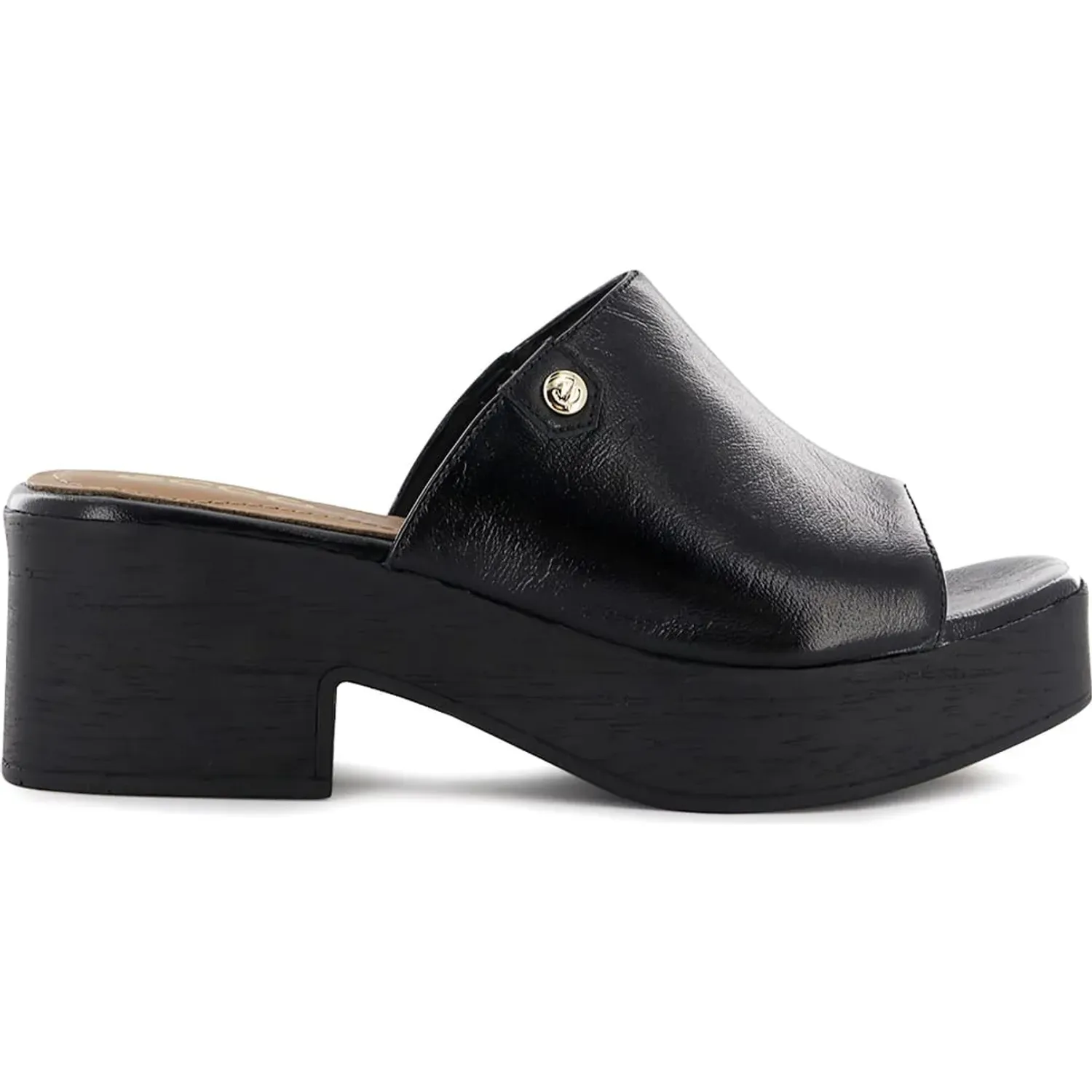 Sandalias Ecco Mujer Dome02 color negro | Platanitos