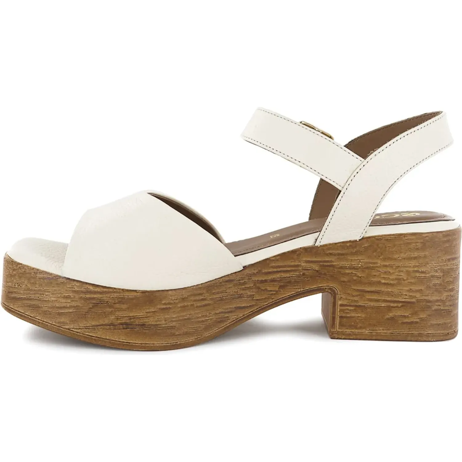 Sandalias Ecco Mujer Dome03 color marfil | Platanitos