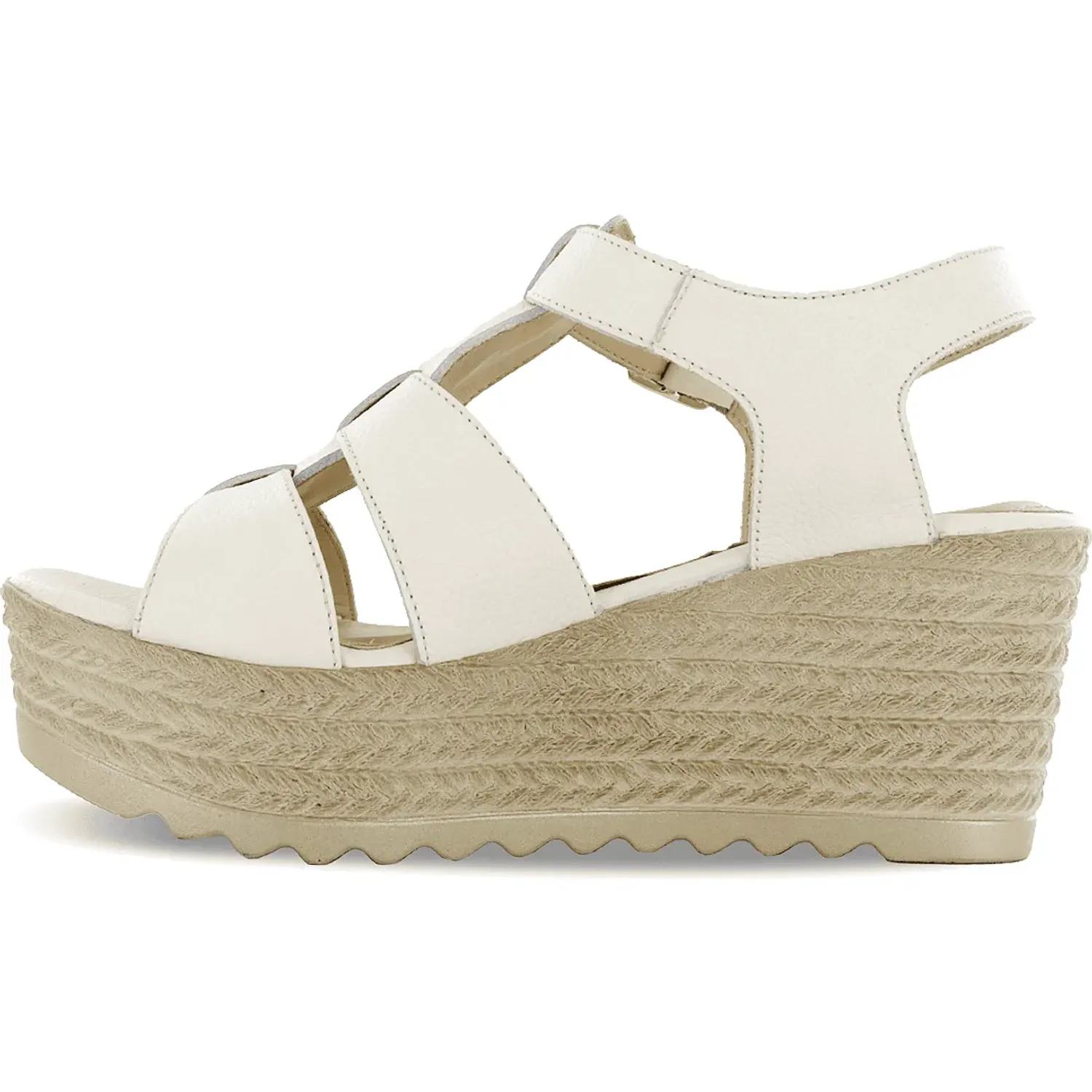 Sandalias Ecco Mujer Tifa03 color marfil | Platanitos
