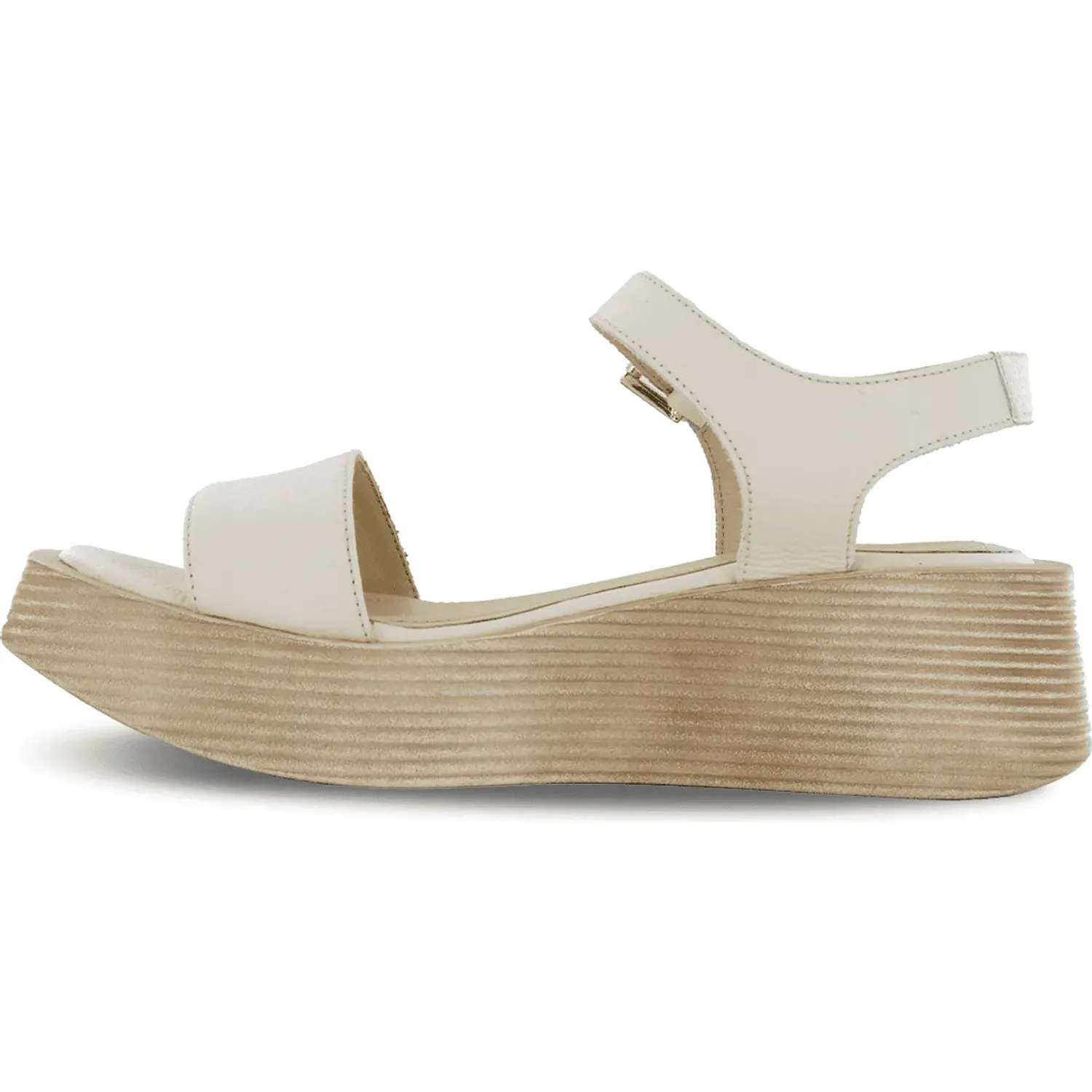Sandalias Ecco Mujer Taxli01 color marfil | Platanitos