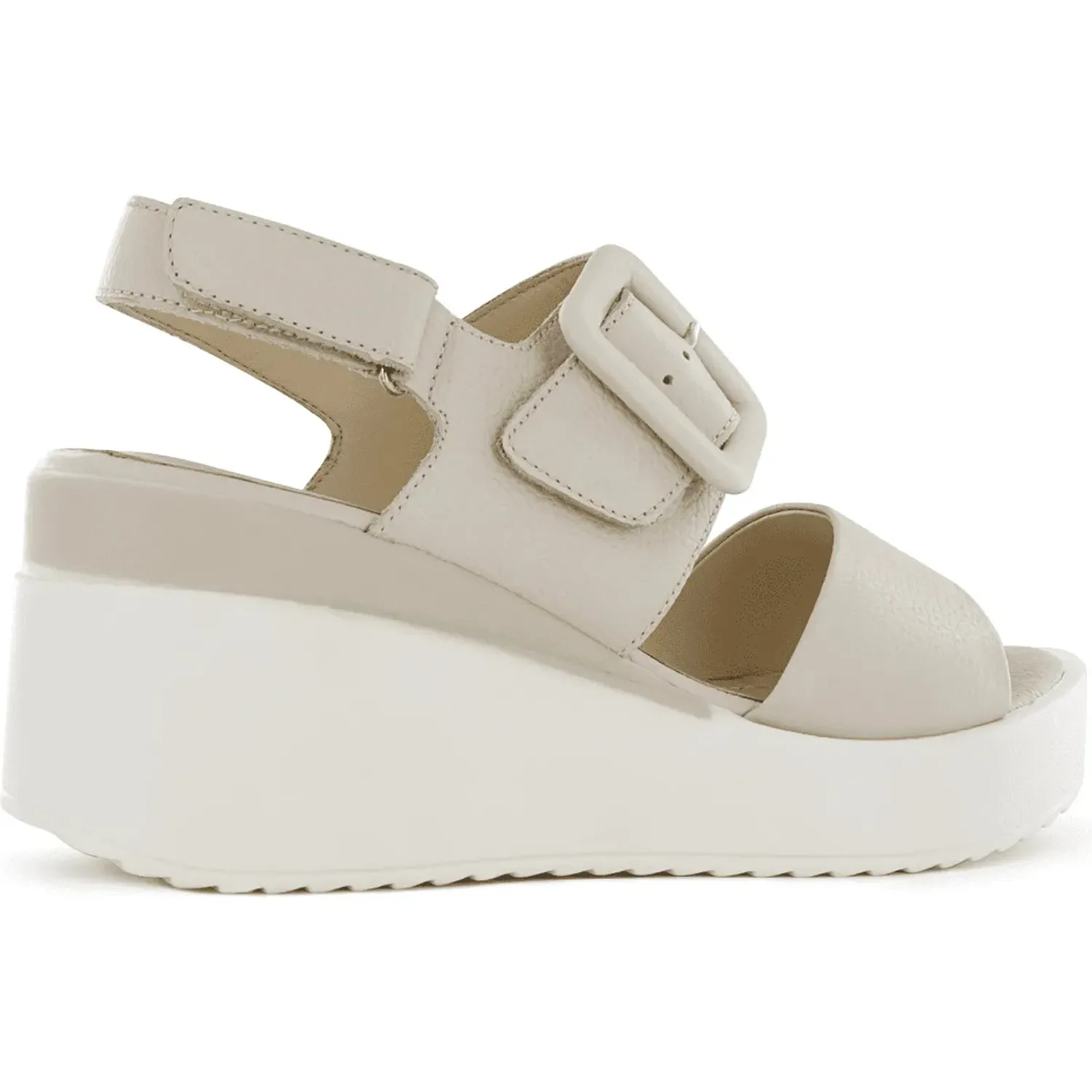 Sandalias Ecco Mujer Jaspe10 color ostra | Platanitos
