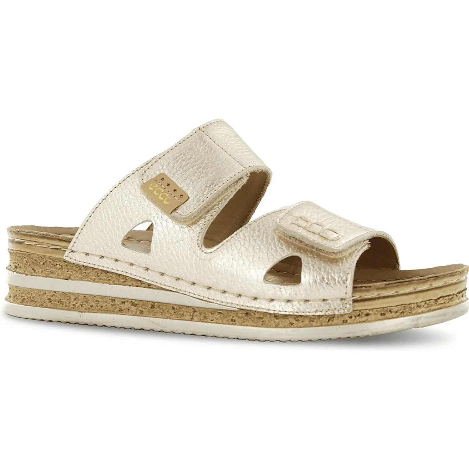 Sandalias Ecco Mujer Hilda01 color oro | Platanitos