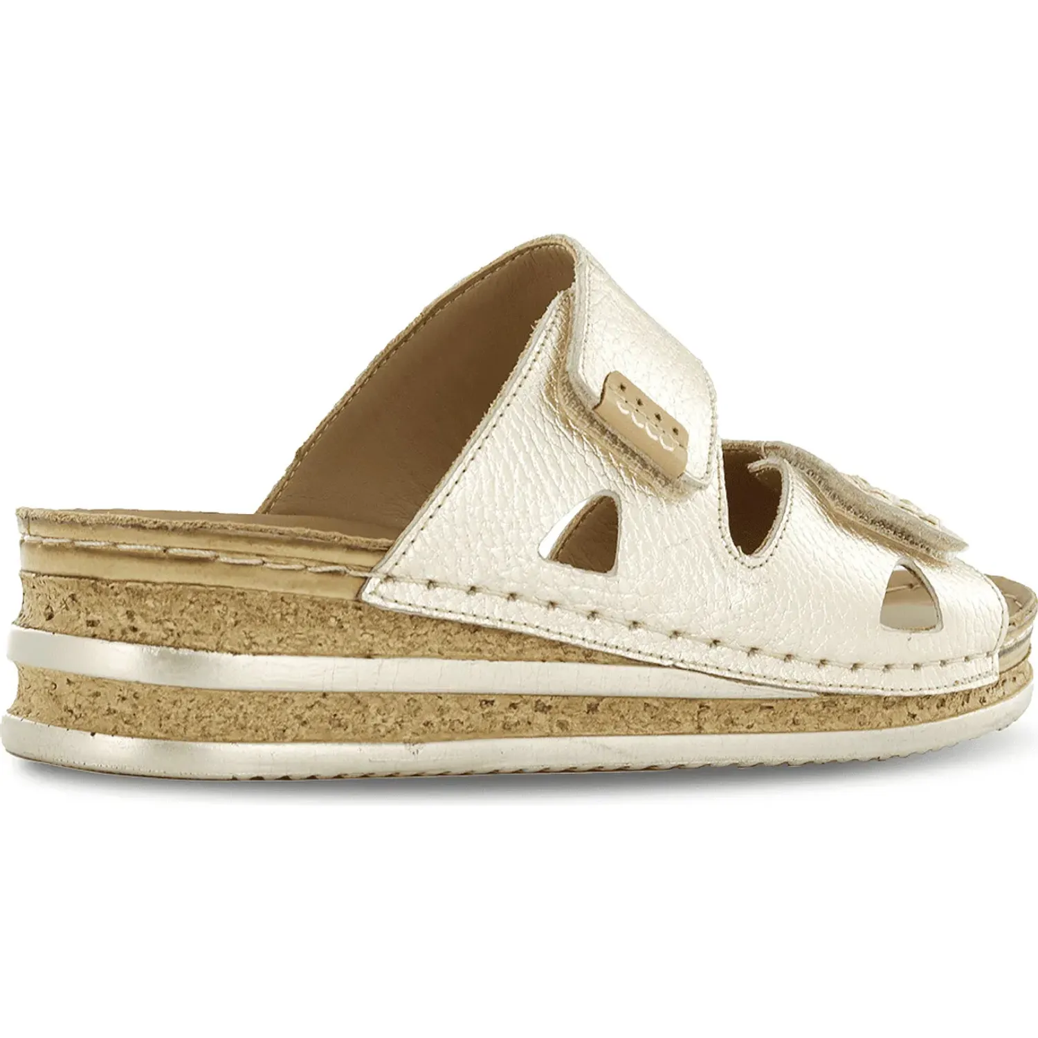 Sandalias Ecco Mujer Hilda01 color oro | Platanitos